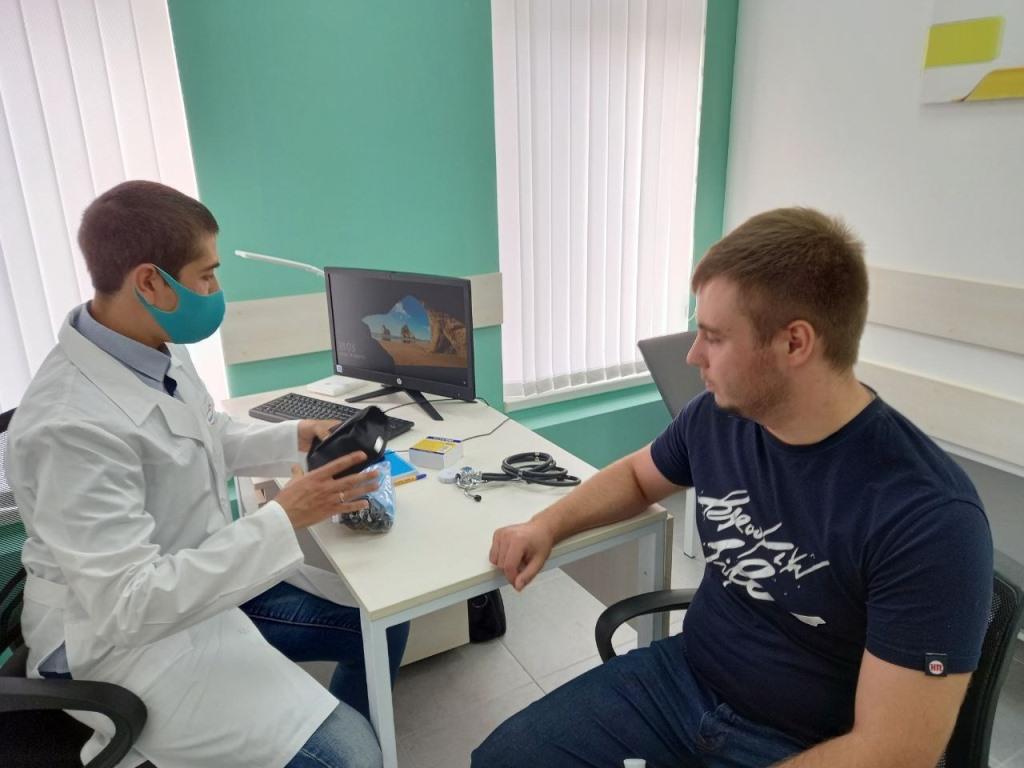 На прийомі